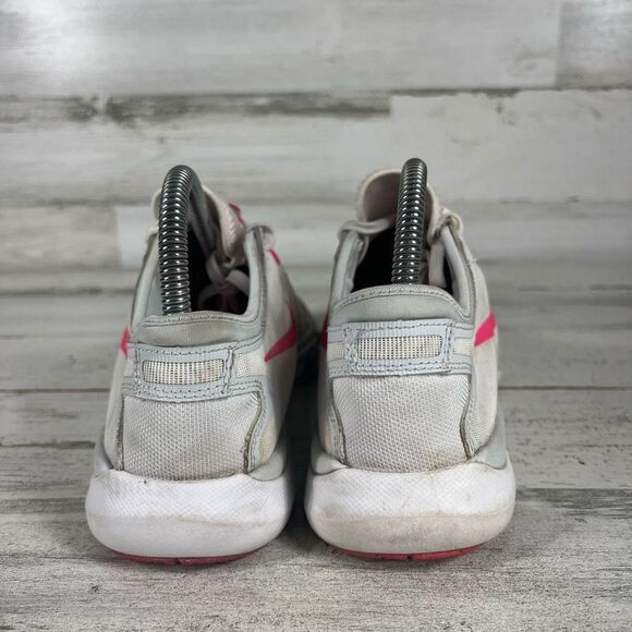 Nike Womens Flex Supreme Tr 4 Running Shoes White Pink 819026-100 Lace Up Size 7 - Picture 3 of 8